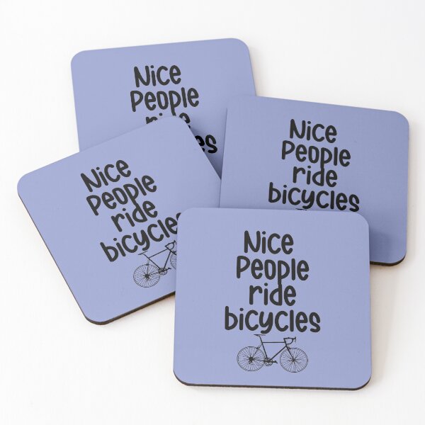 Item preview, Nice People Ride Bicycles designed and sold by themaskgod.