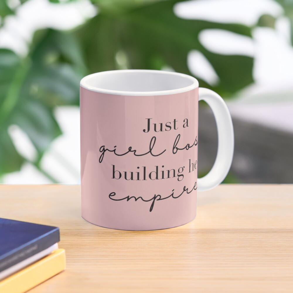 Today's Agenda: Building My Empire Coffee Mug, Boss Babe Themed