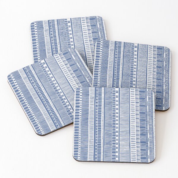 Item preview, Stripe pattern (white, blue) designed and sold by Atelier Eyeling.