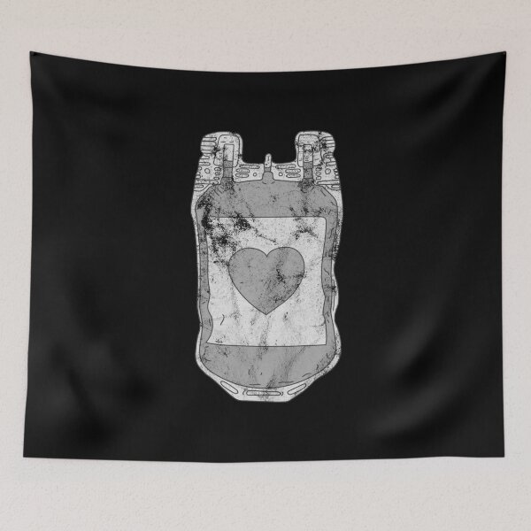 Item preview, Distressed Plasma Donor - B&W Yellow Heart - Chemist designed and sold by DeWinnes.