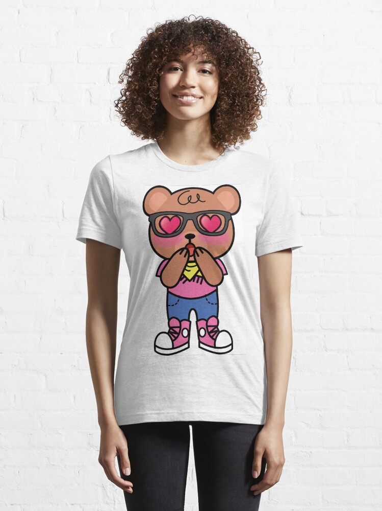 Alternate view of XOHIpsterLoveBear Essential T-Shirt