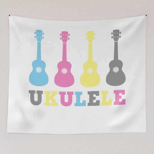Item preview, Many colourful ukuleles designed and sold by chrisbears.