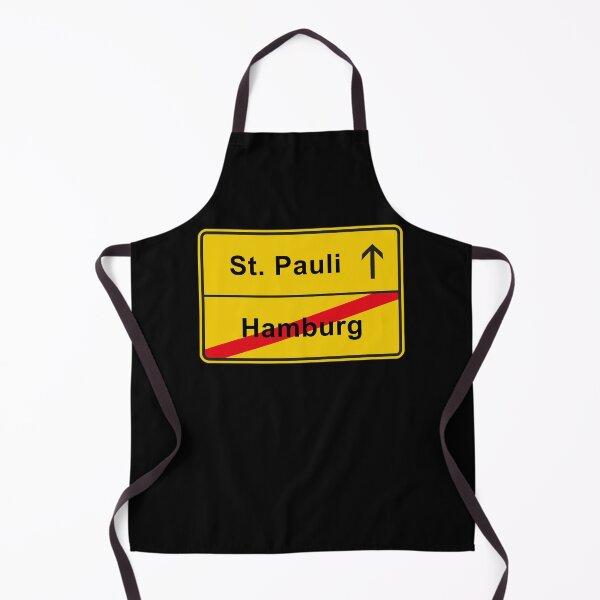 Item preview, St. Pauli town sign Hamburg Derby football neighborhood designed and sold by GeogDesigns.
