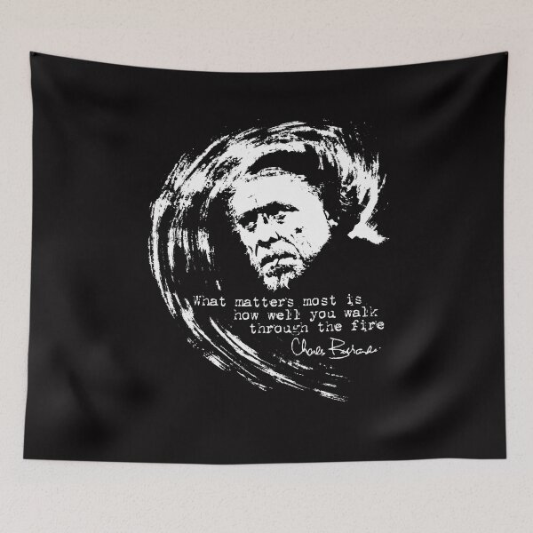 Item preview, Through the fire. Cit. Bukowski. designed and sold by titartwork.