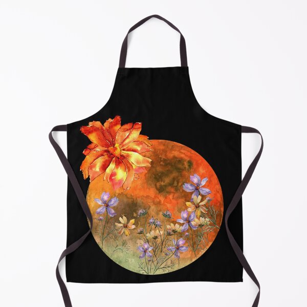 Item preview, Autumn colours harvest moon  fall positive thinking designed and sold by sharanarnoldart.