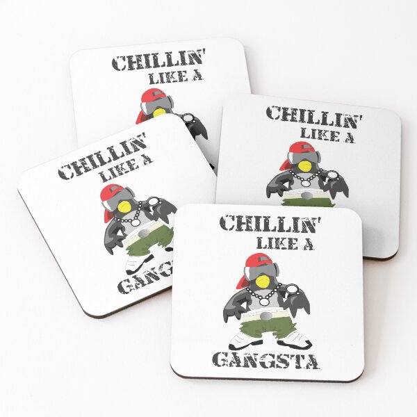 Item preview, Chillin Like A Gangsta, Gangster Penguin designed and sold by 4AllTimes.