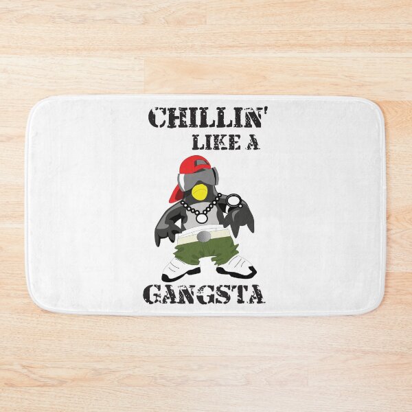 Item preview, Chillin Like A Gangsta, Gangster Penguin designed and sold by 4AllTimes.