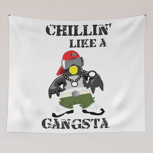 Item preview, Chillin Like A Gangsta, Gangster Penguin designed and sold by 4AllTimes.