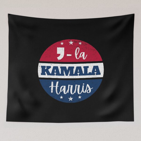Item preview, Comma La - Pronounce Kamala Harris 2020 USA Election Button designed and sold by bonmotto.