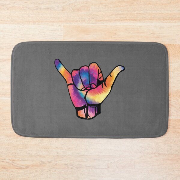 Item preview, Aesthetic Shaka Hand Good Vibes Tye Dye Colorful designed and sold by tinypurpleland.