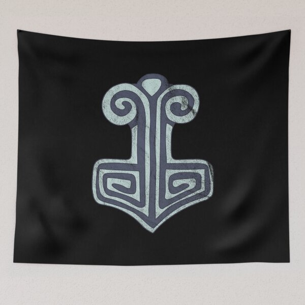 Item preview, Distressed Ivar the Boneless - Norse Symbol - Old Folklore designed and sold by DeWinnes.