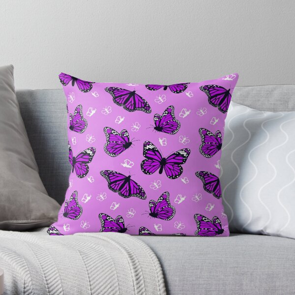 Purple butterfly sale cushions