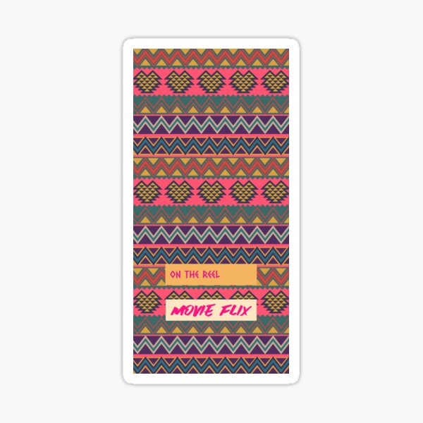 South American folk Art with Mexico abstract art Decorations South central American patterns Sticker