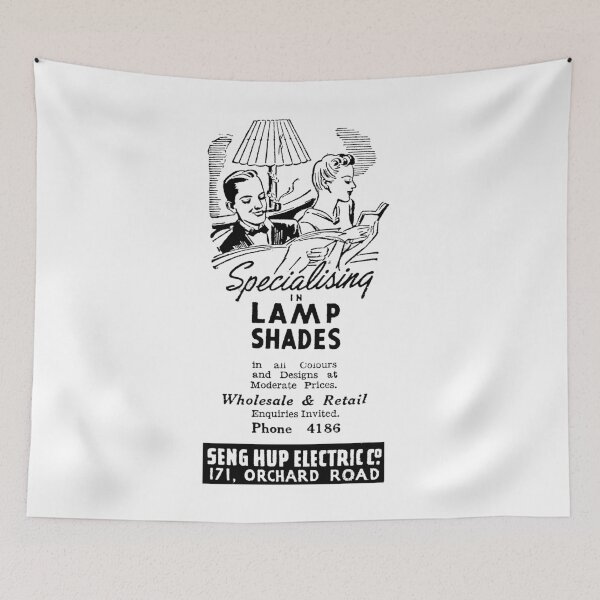Item preview, LAMP SHADES - 1940s ADVERT designed and sold by ThrowbackAds.