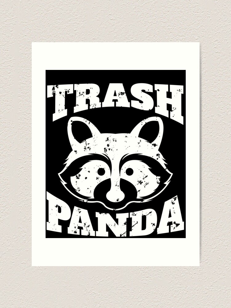 Trash Panda Raccoon Pandacoon Cute Panda Raccoon Lovers My Spirit Animal  is a Raccoon i love you trash panda meme Art Board Print for Sale by