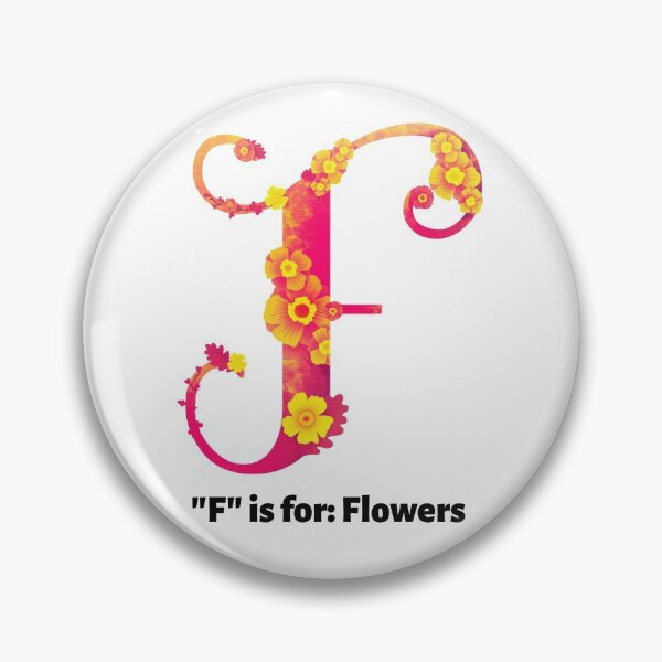 Item preview, F is for FLOWERS designed and sold by Apoorv Choudhary.