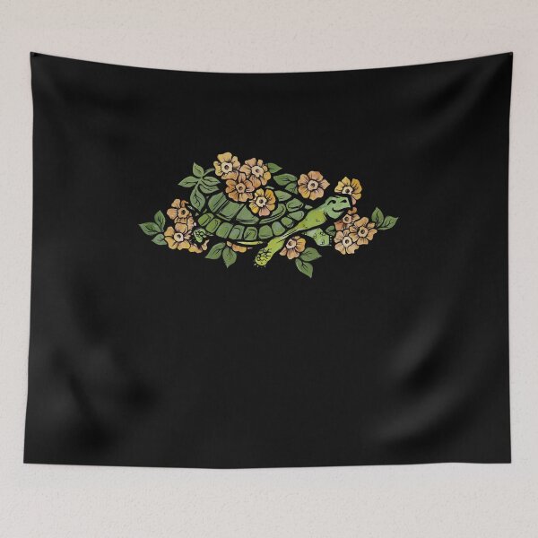 Item preview, Floral Turtle designed and sold by FrictionMaxxing.