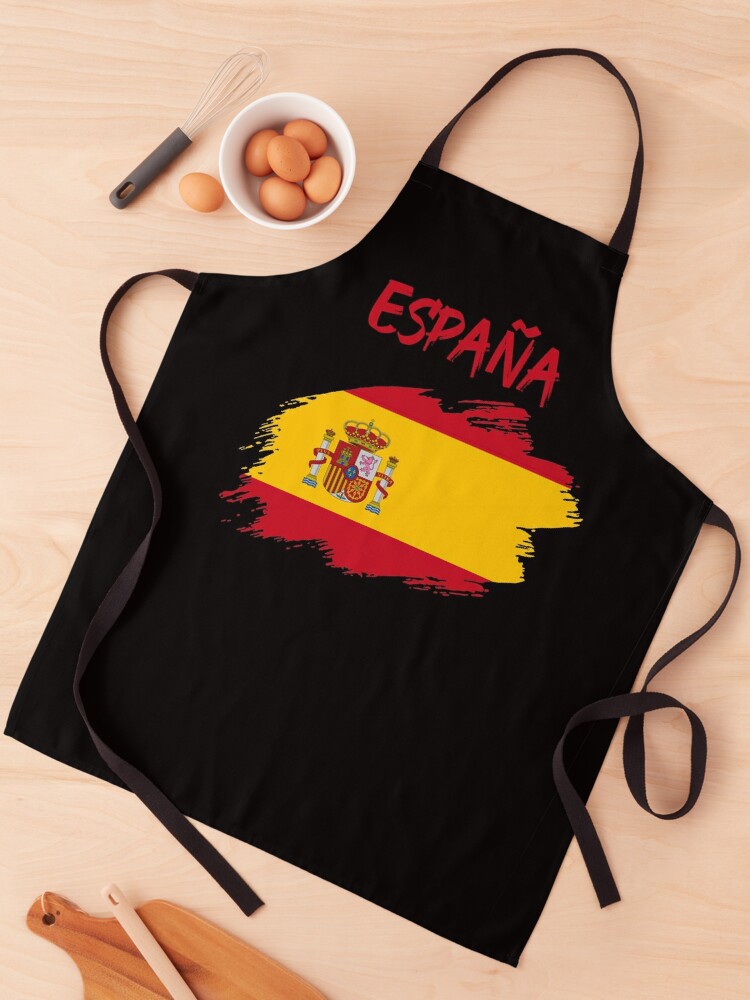 Grußkarte mit Spanien spanische Flagge Fahne used-look von GeogDesigns