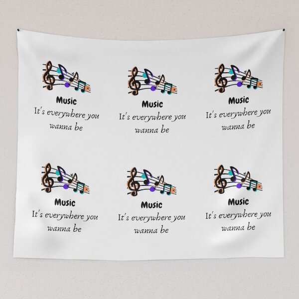 Item preview, Classic Music Stave with Inspirational Quote designed and sold by RueChiedza.
