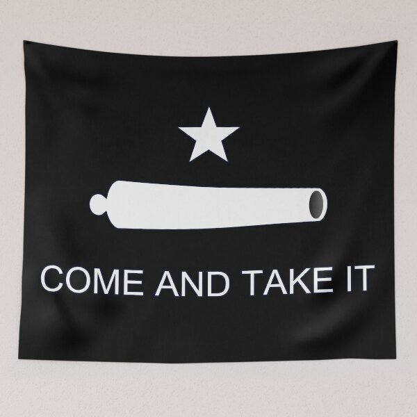 Item preview, Come and Take It, Battle of Gonzales Battle Flag, Texan Revolution designed and sold by SolarCross.