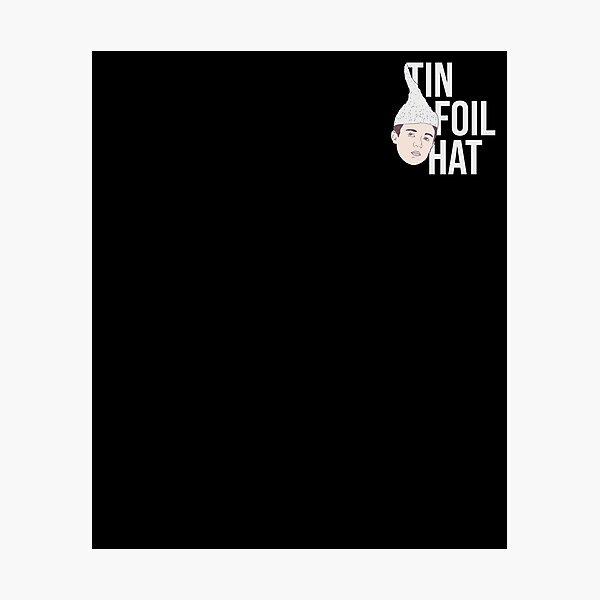 Item preview, Conspiracy Theorist Pocket - Tin-Foil Hat Kid Text - Hoax designed and sold by DeWinnes.