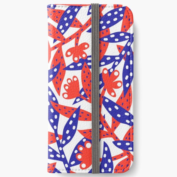 Red & Blue iPhone Wallet