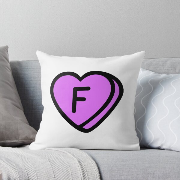 Item preview, Letter F purple heart designed and sold by RafaTakami.