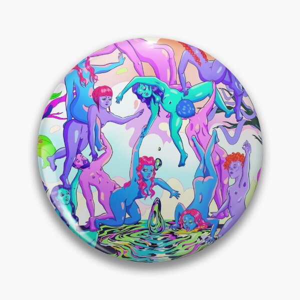 Artikelvorschau, Psychedelische, körperpositive Landschaft entworfen und verkauft von HannahHigh.