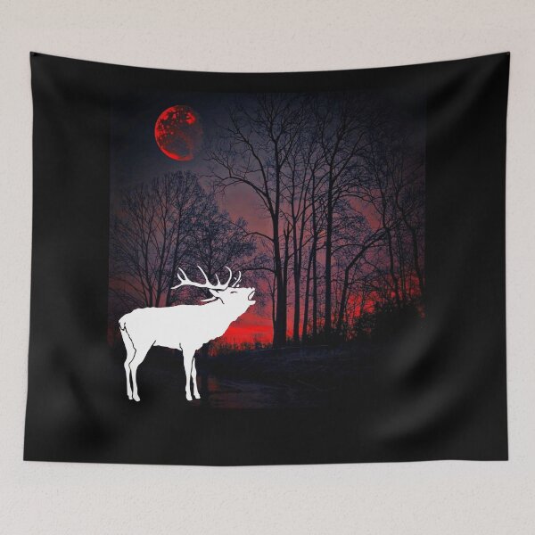 Item preview, Red dark night designed and sold by sakshiartlove.
