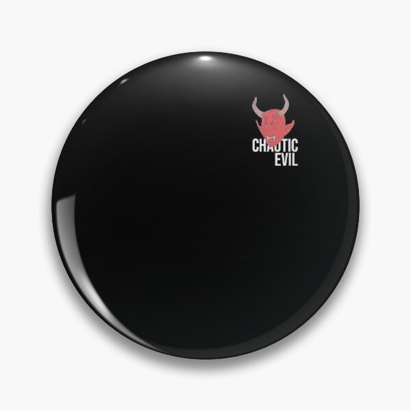 Item preview, Chaotic Evil Pocket - Devil Horns - Roleplaying - Big Text designed and sold by DeWinnes.