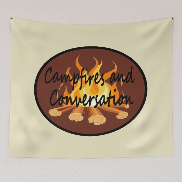 Item preview, Campfires and Conversation designed and sold by HappyGDuckyFarm.