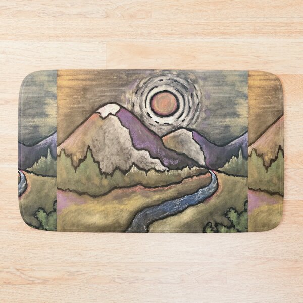 Item preview, MISSING THE MOUNTAINS / Mountain Range / Sun Set / River / Hiking / Climber designed and sold by artenvironments.