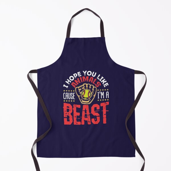 Item preview, Softball Quote I Hope You Like Animals Cause I'm A Beast designed and sold by jaygo.