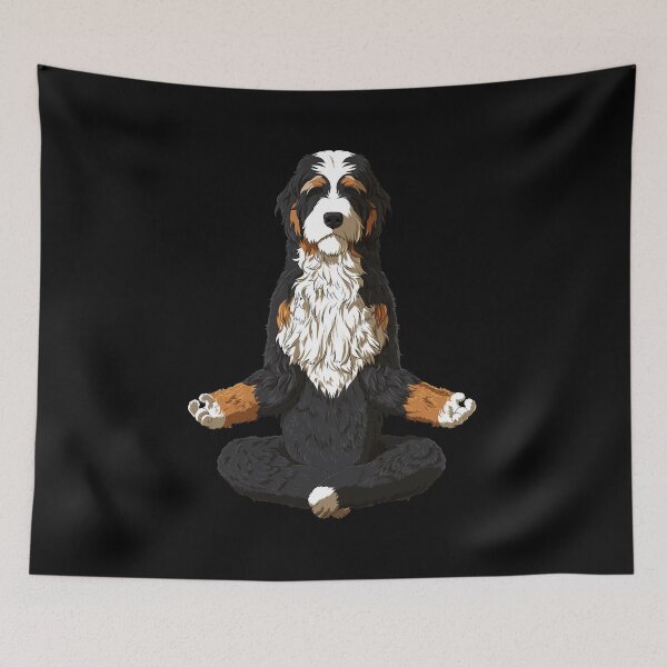 Item preview, Meditating Berndoodle Dog designed and sold by alwe-designs.