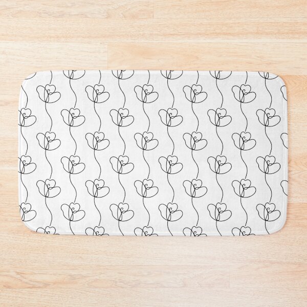 Item preview, poppy line drawing designed and sold by maddie tay.