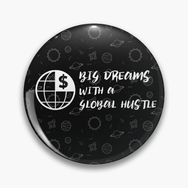 Item preview, WHT TXT GLOBAL HUSTLER designed and sold by CLRDMoney.