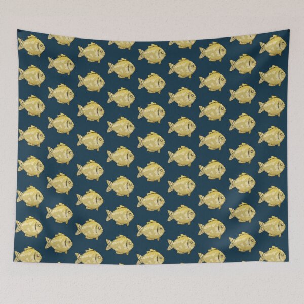 Item preview, Gold Plated Fish Art Splashes Swim Sea Ocean Fishy designed and sold by IBMClothing.