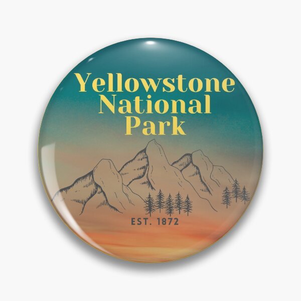 Item preview, Yellowstone National Park est. 1872 designed and sold by SunfullyYours.