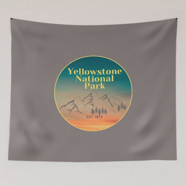 Item preview, Yellowstone National Park est. 1872 designed and sold by SunfullyYours.