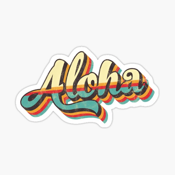 Aloha Sticker