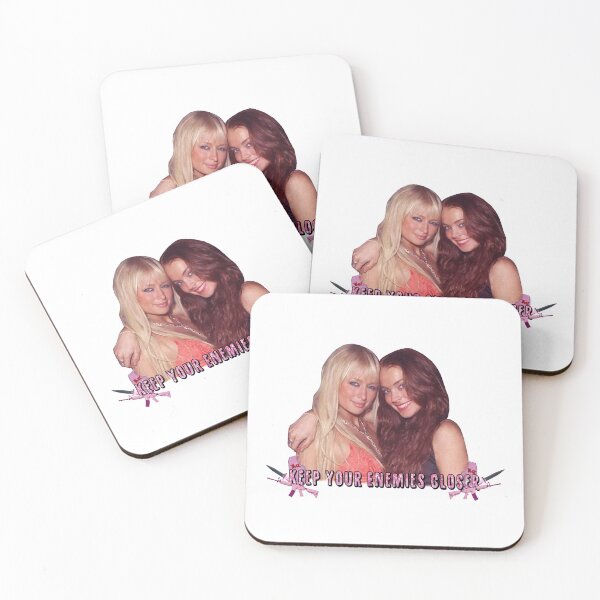 Item preview, Paris Hilton & Lindsay Lohan - Keep Your Enemies Closer designed and sold by Matildaaa.