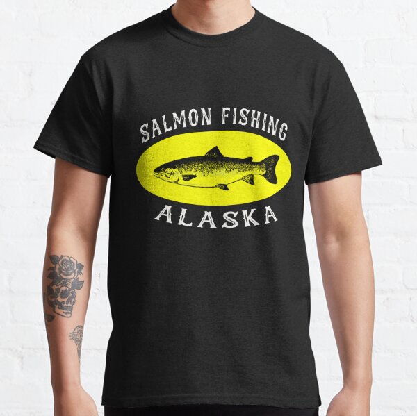 Bristol Bay Alaska Salmon Fishing Graphic - Salmon Slayer Salmon Fishing -  T-Shirt