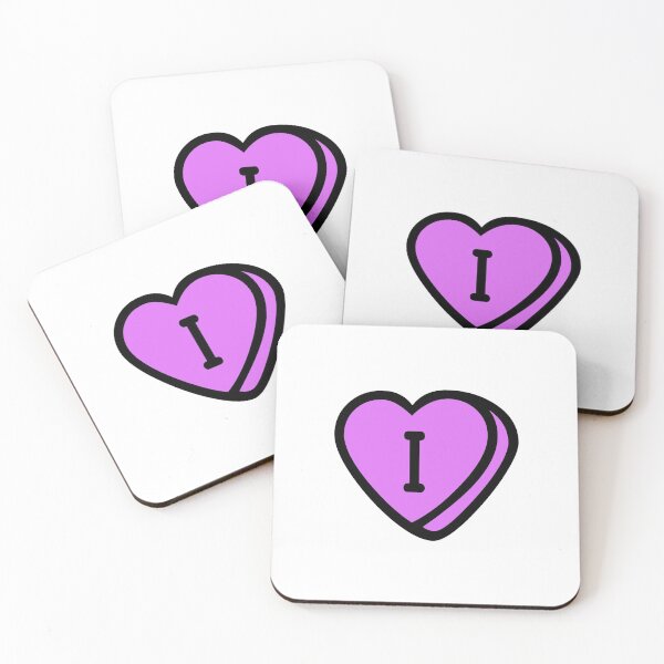 Item preview, Letter I purple heart designed and sold by RafaTakami.