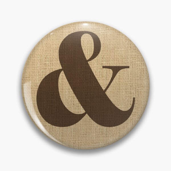 Item preview, Ampersand Monogram Burlap  designed and sold by Elsy's Art.