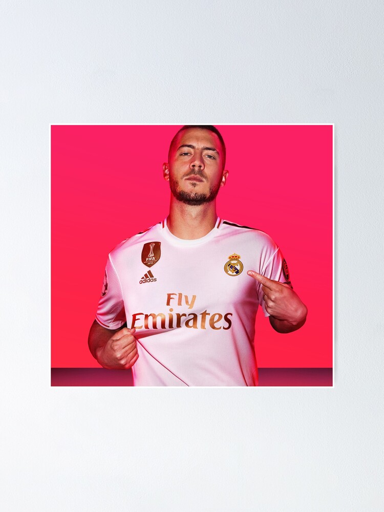 Poster Real Madrid Eden Hazard Fifa 20 De Colegreyx Redbubble