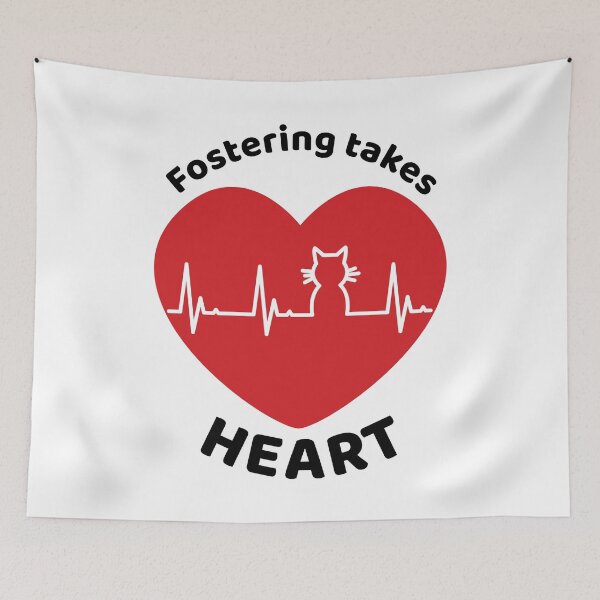 Item preview, Cat Foster Heart designed and sold by MSwiftDesigns.