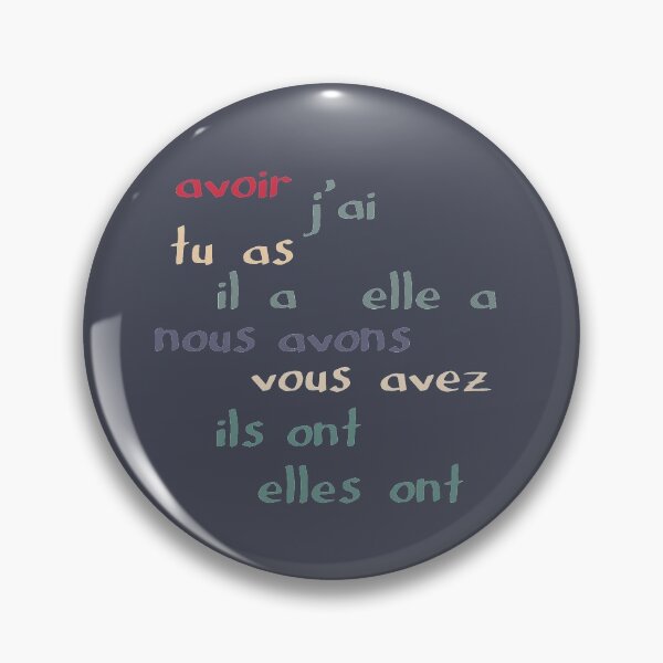 Item preview, Avoir - the French verb 'to have' designed and sold by GreenNote.
