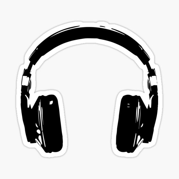 Headphones Sticker NEW