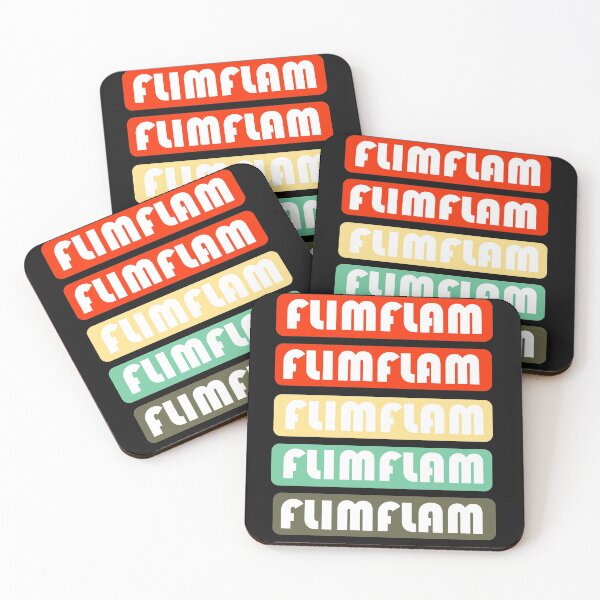 Item preview, Flimflam- Typography in Retro Colors designed and sold by EvaWolf.