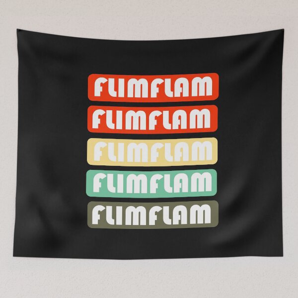Item preview, Flimflam- Typography in Retro Colors designed and sold by EvaWolf.